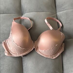 Ambrielle Elegant Lace Bra - Pink size 38D